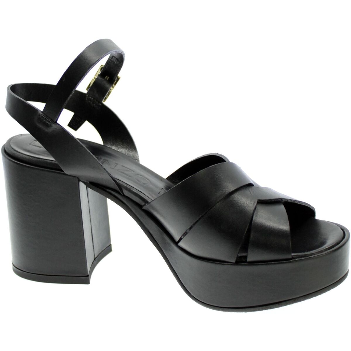 Chaussures Femme Sandales et Nu-pieds Lorenzo Mari 139556 Noir