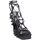 Chaussures Femme Sandales et Nu-pieds Miss Unique 142824 Noir
