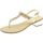 Chaussures Femme Tongs Gold&gold 458546 Doré