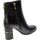 Chaussures Femme Tarsina 30 Woven Boots in Nappa Leather Exé Shoes 141879 Noir