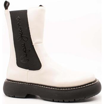 Chaussures Femme Bottines Pepe jeans  Blanc