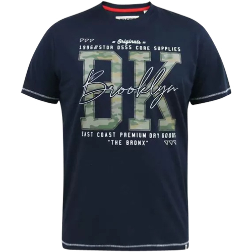 Vêtements Homme T-shirts & Polos Duke T-shirt coton col rond Bleu