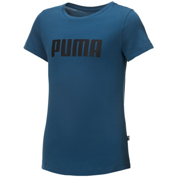 Vêtements Fille T-shirts manches courtes Top Puma 854972-11 Bleu
