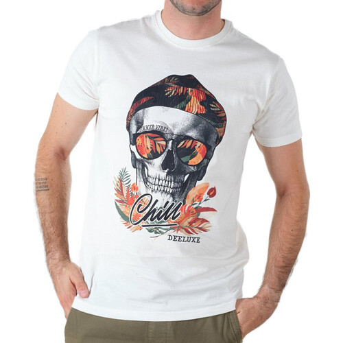 Vêtements Homme T-shirts manches courtes Deeluxe 03T1508M Blanc