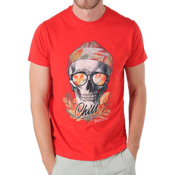 Vêtements Homme T-shirts manches courtes Deeluxe 03T1508M Rouge