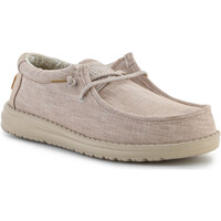 Chaussures Baskets mode HEYDUDE Wally Youth Basic Beige 40041-205 Beige