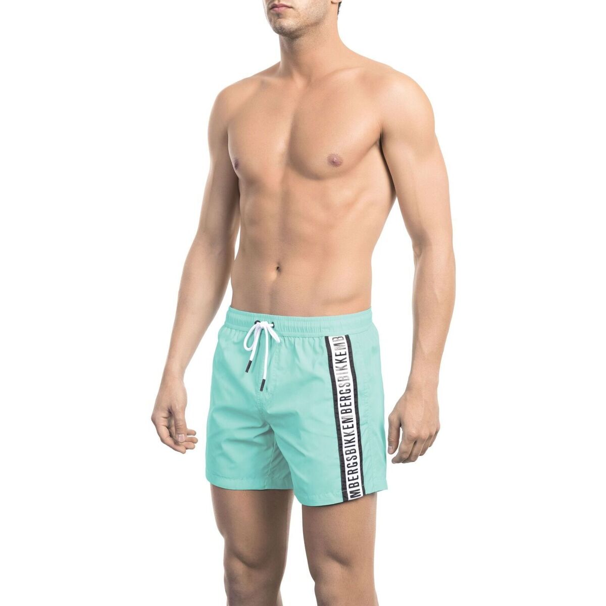 Vêtements Homme Midi Shorts / Bermudas Bikkembergs bkk1mbs02 ceramic Bleu