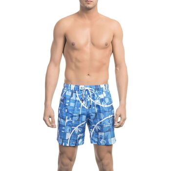 Vêtements Homme Shorts / Bermudas Bikkembergs - bkk1mbm05 Bleu