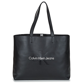 Sacs Femme Cabas / Sacs shopping Calvin Klein Jeans SCULPTED SLIM TOTE34 MONO Noir