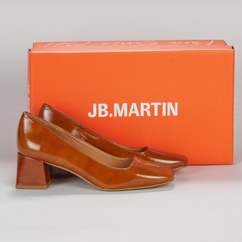 Chaussures Femme Escarpins JB Martin LISA VERNIS COGNAC