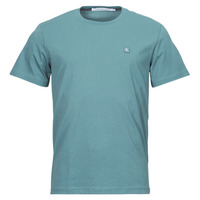 Vêtements Homme T-shirts nanjing manches courtes Calvin Klein Jeans CK EMBRO BADGE TEE Bleu