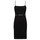 Vêtements Femme Robes courtes Calvin Handtasche Klein Jeans LOGO ELASTIC STRAPPY DRESS Noir
