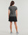 Vêtements Femme T-shirts manches courtes Calvin Klein Jeans LABEL WASHED RIB SLIM TEE Gris