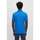 Vêtements Homme T-shirts & Polos BOSS Polo logo brodé  bleu en coton bio Bleu