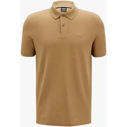 Vêtements Homme T-shirts ecru & Polos BOSS Polo  beige Beige
