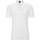 Vêtements Homme T-shirts & Polos BOSS Polo  ajusté blanc en coton stretch Blanc