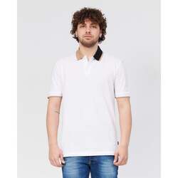 Vêtements Homme T-shirts ecru & Polos BOSS Polo  blanc Blanc