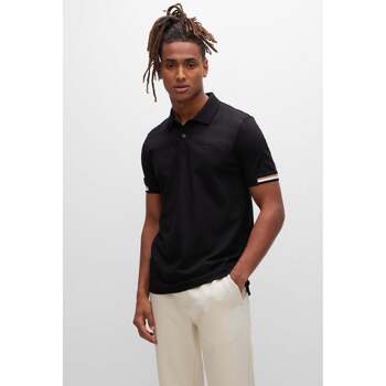 Vêtements Homme T-shirts & Polos BOSS Polo  noir Noir