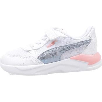 Chaussures Fille Baskets basses AOP Puma X-RAY SPEED LITE AC INF Blanc