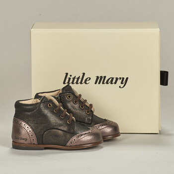 Chaussures Fille Boots Little Mary EMMY Marron