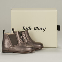 Chaussures Fille Bottines Little Mary ARON Orange