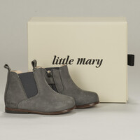 Chaussures Fille Bottines Little Mary ARON Gris