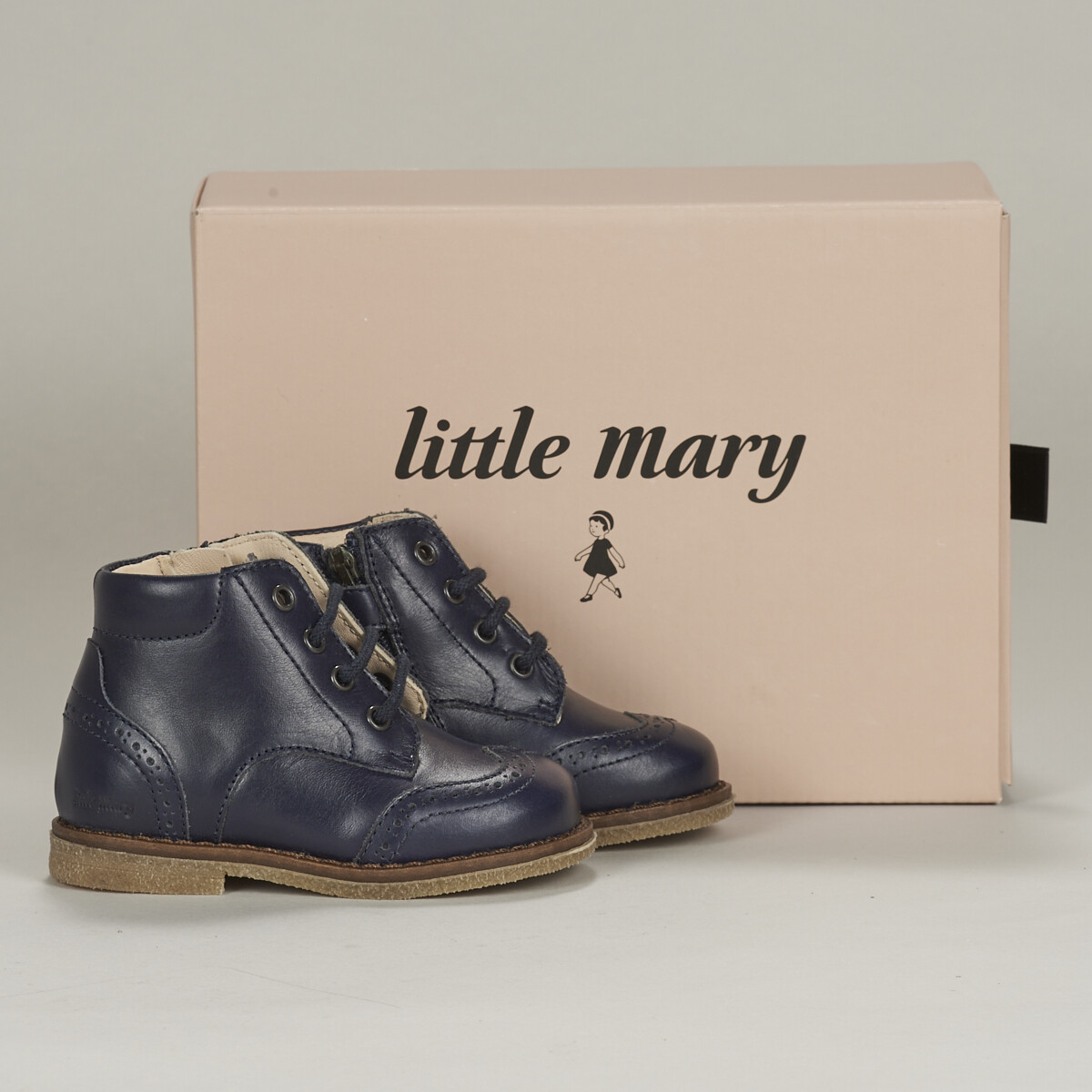 Chaussures Enfant lines Boots Little Mary JANIE Bleu