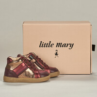 Chaussures Fille Baskets montantes Little Mary LYNNA Rouge