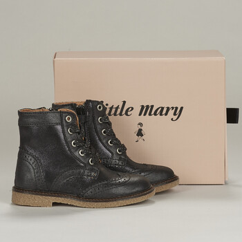 Chaussures Fille Bottines Little Mary DAISY Noir