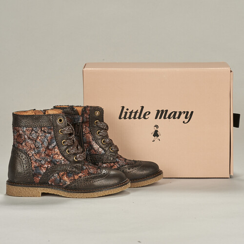 Chaussures Fille Bottines Little Mary DAISY Marron
