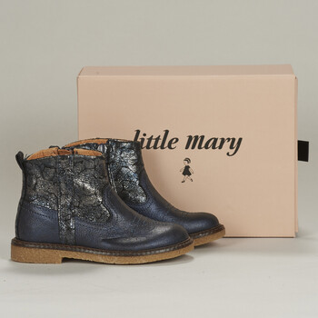 Chaussures Fille Boots Little Mary DELLA Bleu