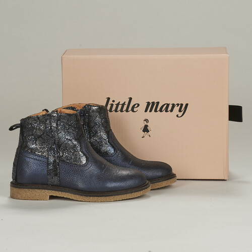 Chaussures Fille Boots Little Mary DELLA Bleu