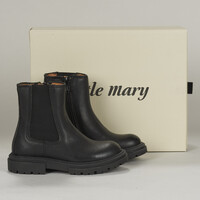 Chaussures Fille Bottines Little Mary MAGGIE Noir
