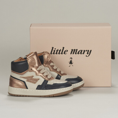 Chaussures Enfant Baskets montantes Little Mary CAMILLE Marron