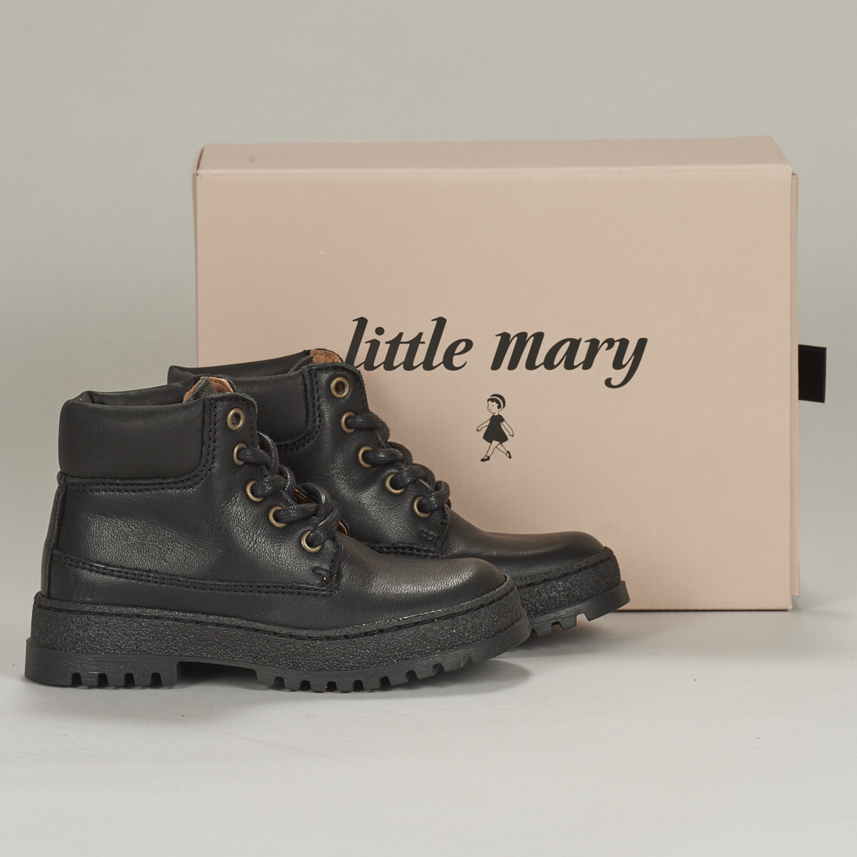 Chaussures Garçon Prefer Boots Little Mary OLIVER Noir