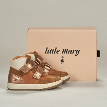 Chaussures Fille Baskets montantes Little Mary  Blanc