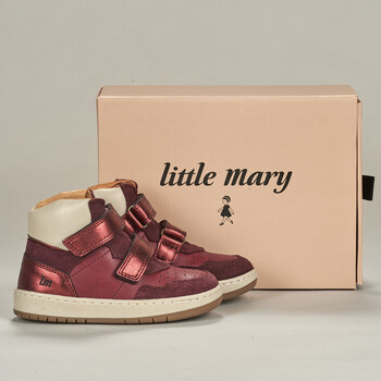 Chaussures Fille Baskets montantes Little Mary  Rouge