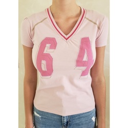 Vêtements Femme T-shirts manches courtes 64 64 T-SHIRT M Rose