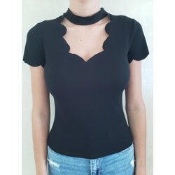 Vêtements Femme T-shirts manches courtes Shein Shein T-Shirt noir S Noir