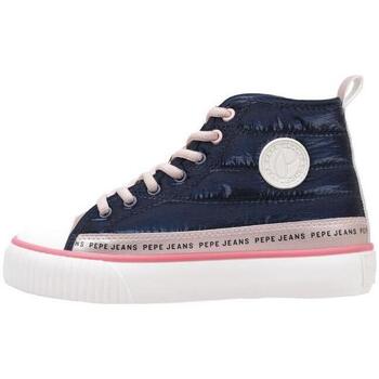 Chaussures Fille Baskets montantes Pepe fitness jeans OTTIS PRAY Bleu