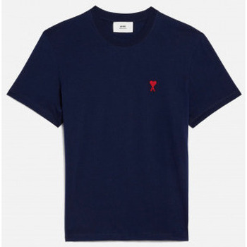 Vêtements Homme T-shirts & Polos Ami Paris T SHIRT AMI DE COEUR UTS001.724491 Marine