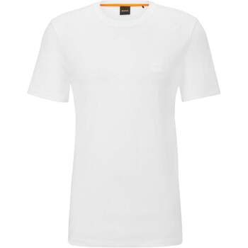 Vêtements Homme T-shirts manches courtes BOSS T-Shirt  blanc Blanc