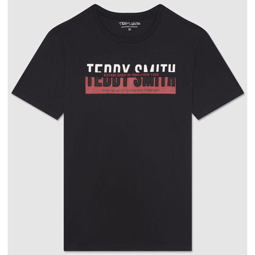 Vêtements Homme T-shirts & Polos Teddy Smith T-shirt col rond jersey GORDON MC Gris