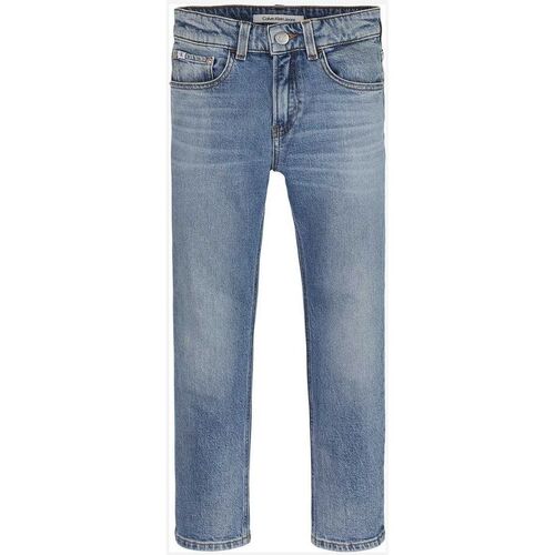 Vêtements Garçon Jeans Tank Calvin Klein Jeans IB0IB01709 DAD-1A4 BLUE WASH Bleu