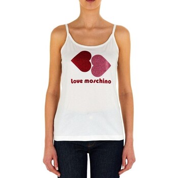 Vêtements Femme T-shirts & Polos Love Moschino  Blanc