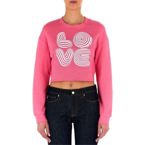Vêtements Femme Sweats Love Moschino est la marque qui reflète votre personnalité, vous craquerez surement pour Rose