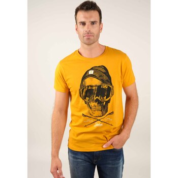 Vêtements Homme Rideaux / stores Deeluxe T-Shirt LANDY Jaune