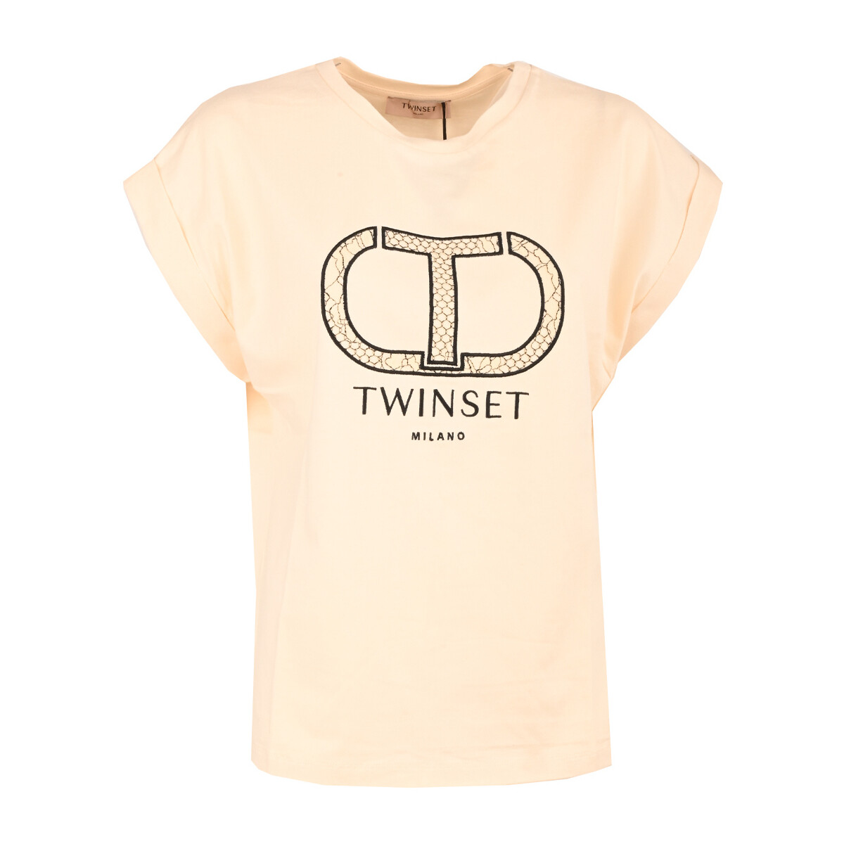 Vêtements Femme T-shirts manches courtes Twin Set 232tp219a-00522 Blanc