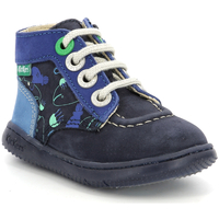 Chaussures Garçon Boots Kickers Kickbonzip Bleu