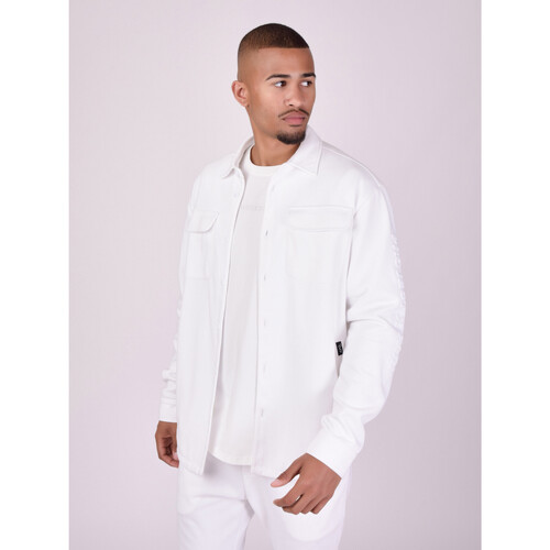 Vêtements Homme Chemises manches longues Project X Paris Surchemise 2130094 Blanc